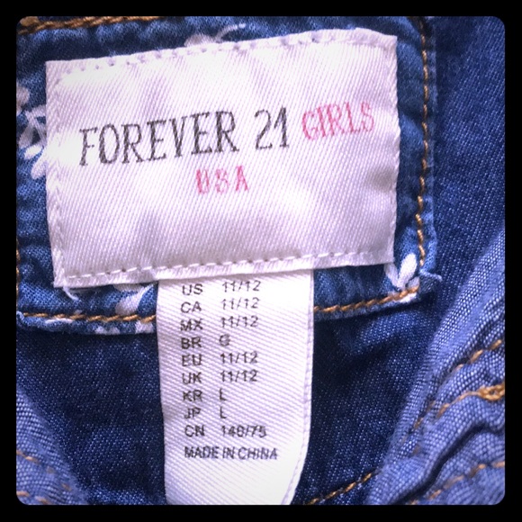 Forever 21 girls Denim Button Down Shirt - Picture 3 of 7